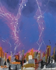 Lightning Over the City